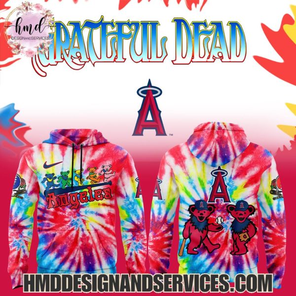 Los Angeles Angels x Grateful Dead 2025 Special Edition Hoodie