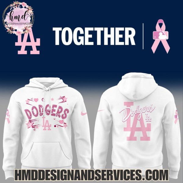 Los Angeles Dodgers Cancer Awareness Month Together 2025 Limited Edition Hoodie