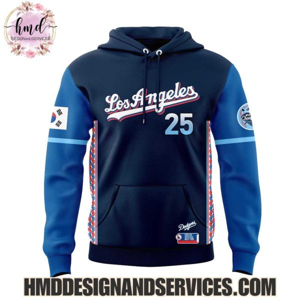 Los Angeles Dodgers Korean Heritage Night 2025 Custom Name Limited Edition Hoodie