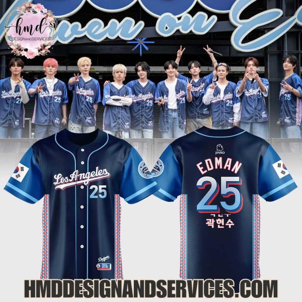 Los Angeles Dodgers Korean Heritage Night 2025 Custom Name Limited Edition Hoodie