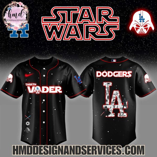 Los Angeles Dodgers Star Wars Darth Vader Night 2025 Limited Edition Baseball Jersey