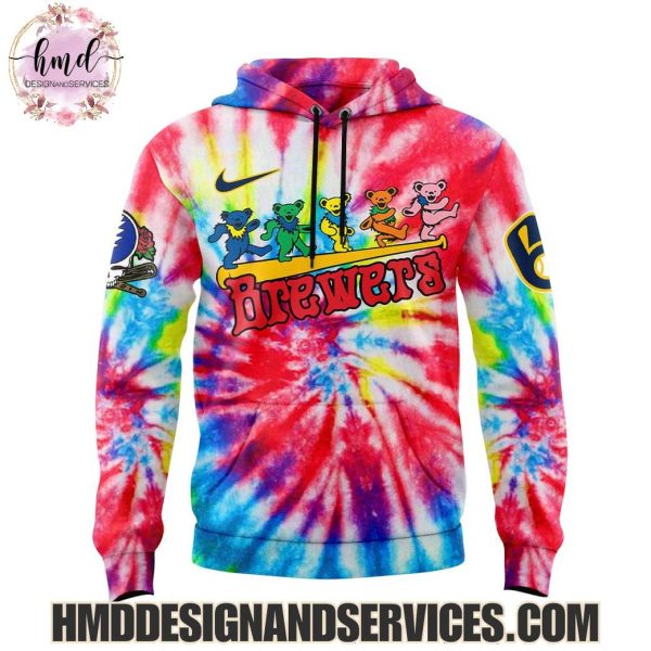 Milwaukee Brewers x Grateful Dead 2025 Special Edition Hoodie