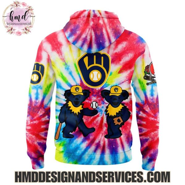 Milwaukee Brewers x Grateful Dead 2025 Special Edition Hoodie