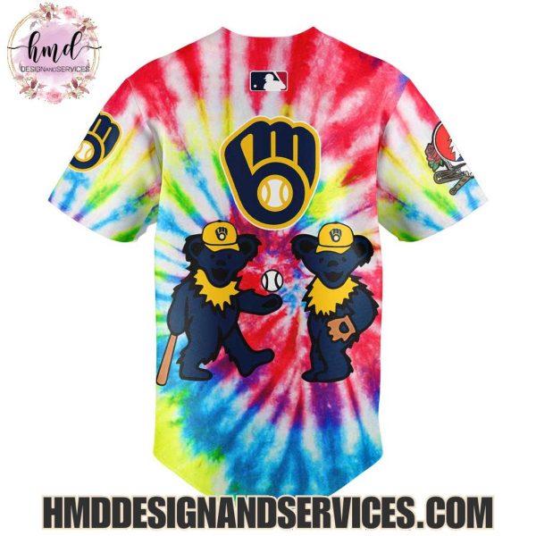 Milwaukee Brewers x Grateful Dead 2025 Special Edition Hoodie