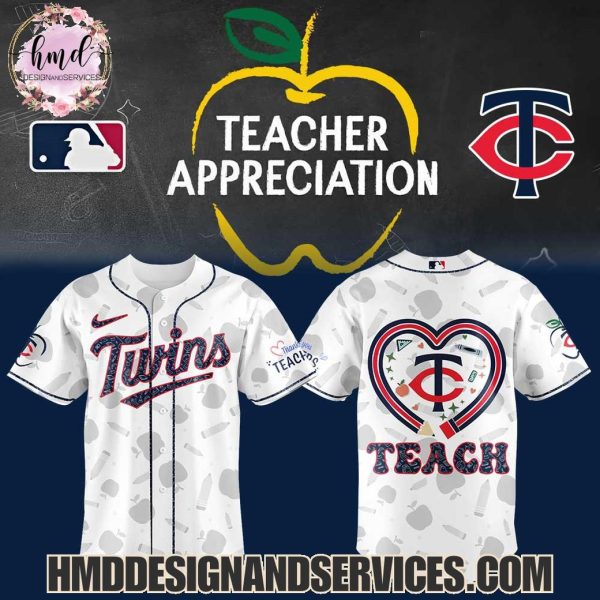 Minnesota Twins 2025 Teacher Appreciation Limited Edition Baseball Jersey
