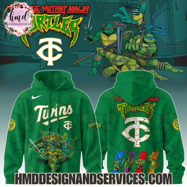 Minnesota Twins Ninja Turtles 2025 Limited Edition Hoodie