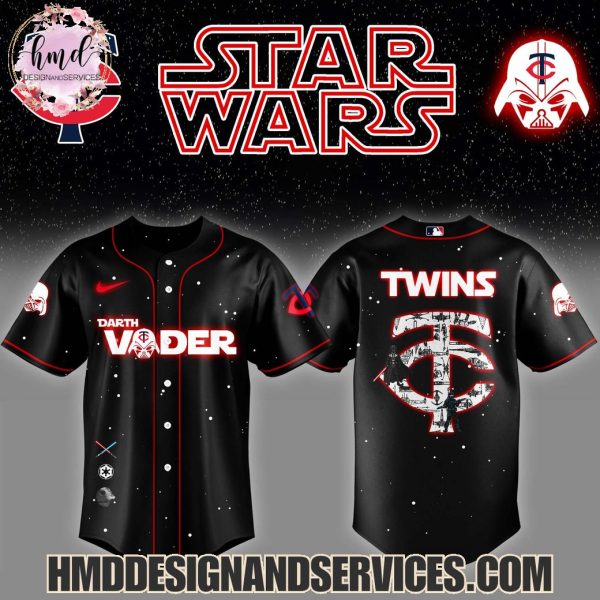 Minnesota Twins Star Wars Darth Vader Night 2025 Limited Edition Baseball Jersey
