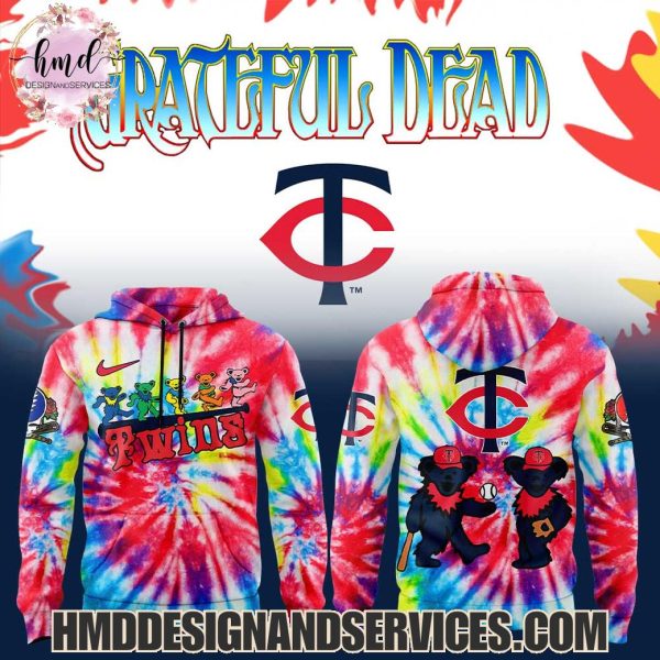 Minnesota Twins x Grateful Dead 2025 Special Edition Hoodie