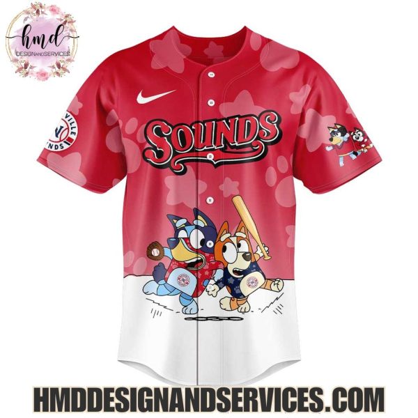 Nashville Sounds Bluey And Bingo 2025 Limited Edition Baseball Jersey