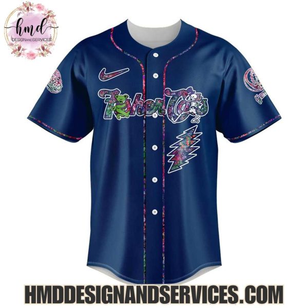 New Hampshire Fisher Cats x Grateful Dead 2025 Limited Edition Baseball Jersey