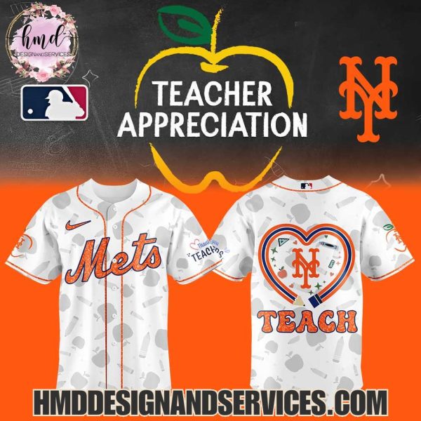 New York Mets 2025 Teacher Appreciation Limited Edition Baseball Jersey