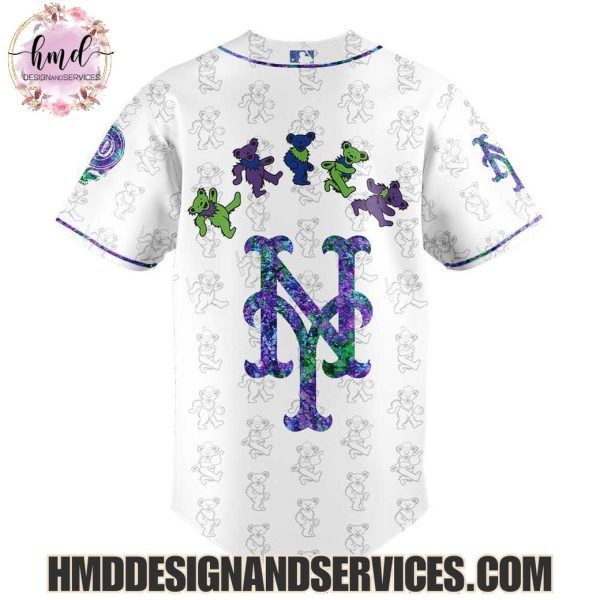 New York Mets x Grateful Dead 2025 Special Edition Baseball Jersey