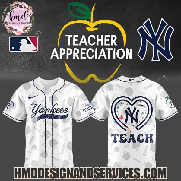 New York Yankees 2025 Teacher Appreciation Limited Edition Baseball Jersey