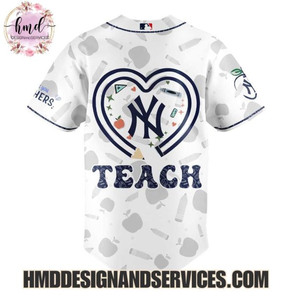New York Yankees 2025 Teacher Appreciation Limited Edition Baseball Jersey