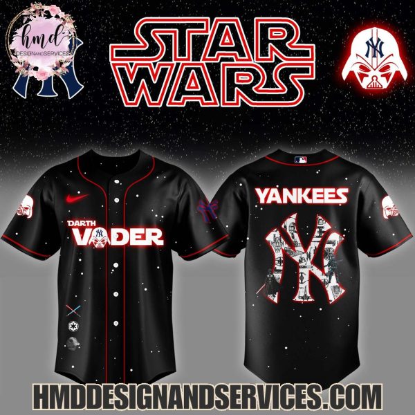 New York Yankees Star Wars Darth Vader Night 2025 Limited Edition Baseball Jersey