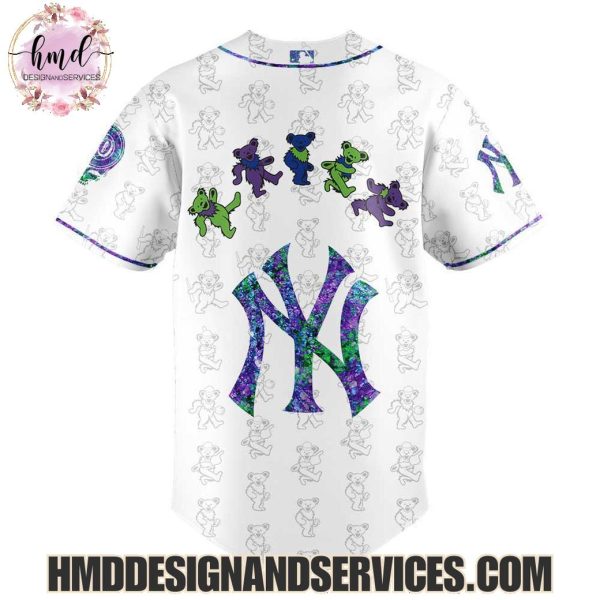 New York Yankees x Grateful Dead 2025 Special Edition Baseball Jersey