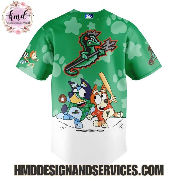 Norfolk Tides Bluey And Bingo 2025 Limited Edition Baseball Jersey