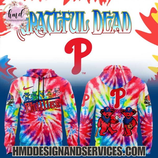 Philadelphia Phillies x Grateful Dead 2025 Special Edition Hoodie