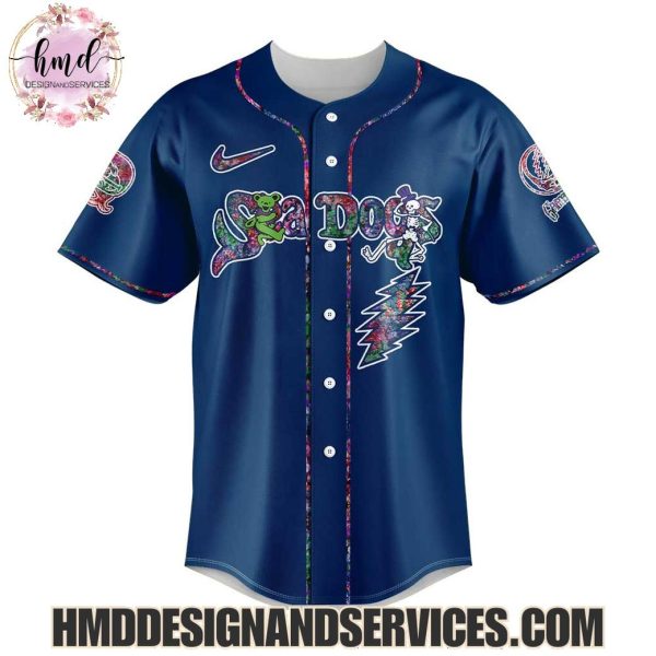 Portland Sea Dogs x Grateful Dead 2025 Limited Edition Baseball Jersey