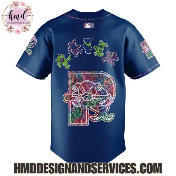 Portland Sea Dogs x Grateful Dead 2025 Limited Edition Baseball Jersey