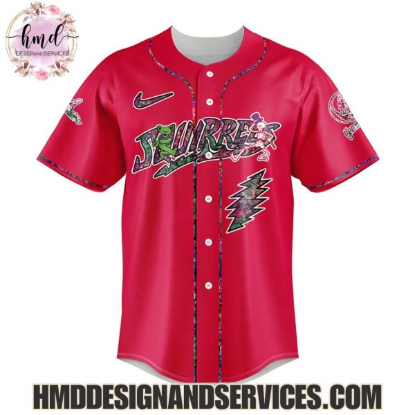 Richmond Flying Squirrels x Grateful Dead 2025 Limited Edition Baseball Jersey