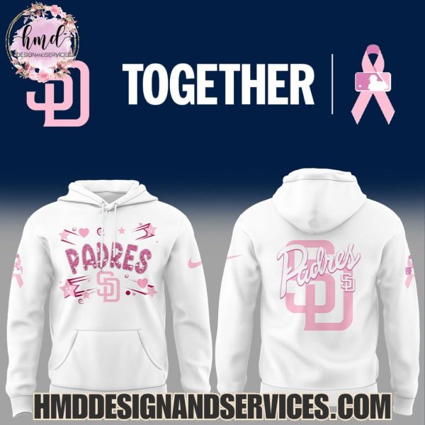 San Diego Padres Cancer Awareness Month Together 2025 Limited Edition Hoodie