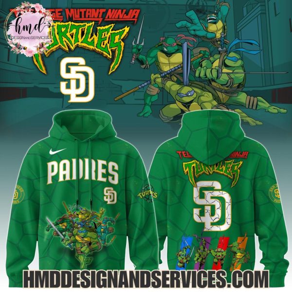 San Diego Padres Ninja Turtles 2025 Limited Edition Hoodie