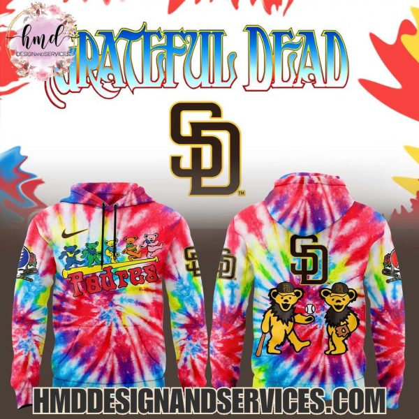 San Diego Padres x Grateful Dead 2025 Special Edition Hoodie