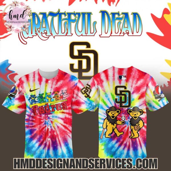 San Diego Padres x Grateful Dead 2025 Special Edition Hoodie