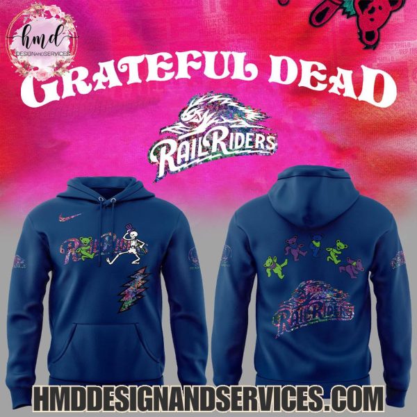Scranton/Wilkes-Barre RailRiders x Grateful Dead 2025 Special Edition Hoodie