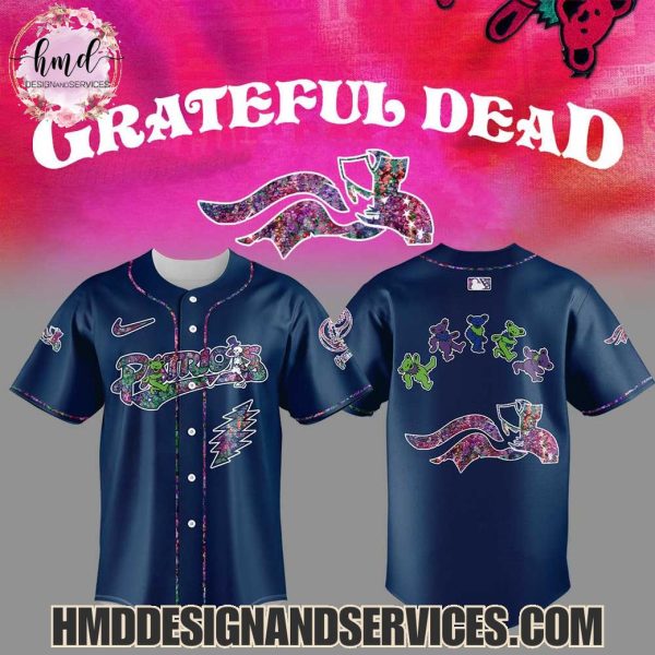 Somerset Patriots x Grateful Dead 2025 Limited Edition Baseball Jersey