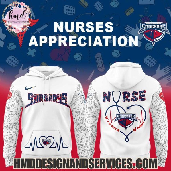South Carolina Stingrays Nurses Appreciation 2025 Special Edition Hoodie