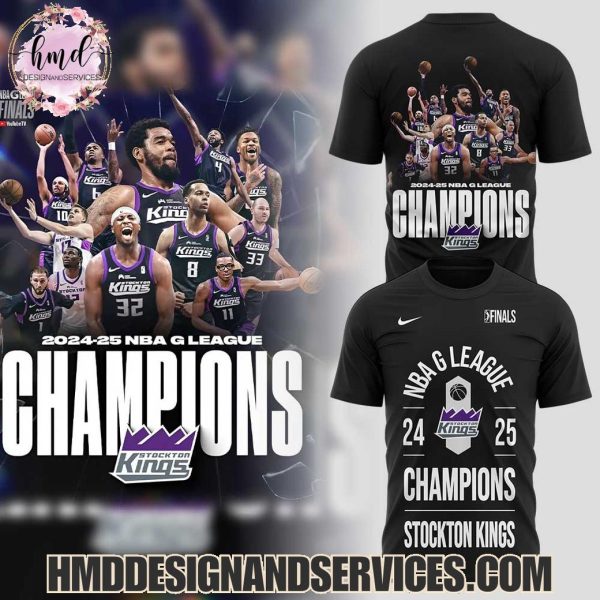 Stockton Kings 2024-25 NBA G League Champions Limited Edition Hoodie