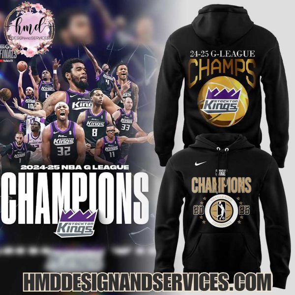 Stockton Kings 24-25 G-League Champs Limited Edition Hoodie