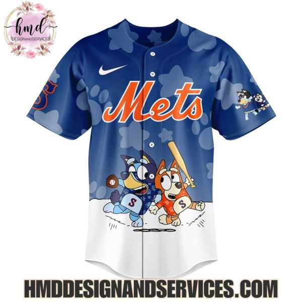 Syracuse Mets Bluey And Bingo 2025 Limited Edition Baseball Jersey