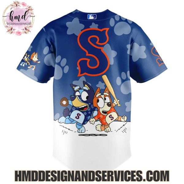 Syracuse Mets Bluey And Bingo 2025 Limited Edition Baseball Jersey