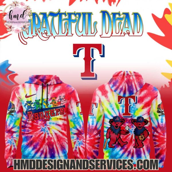 Texas Rangers x Grateful Dead 2025 Special Edition Hoodie