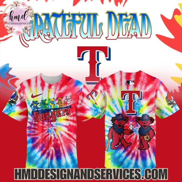 Texas Rangers x Grateful Dead 2025 Special Edition Hoodie
