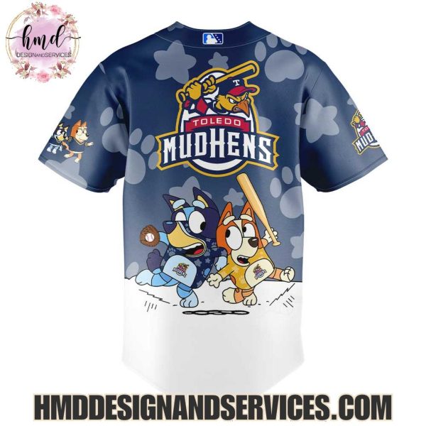 Toledo Mud Hens Bluey And Bingo 2025 Limited Edition Baseball Jersey