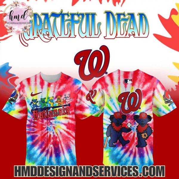 Washington Nationals x Grateful Dead 2025 Special Edition Hoodie