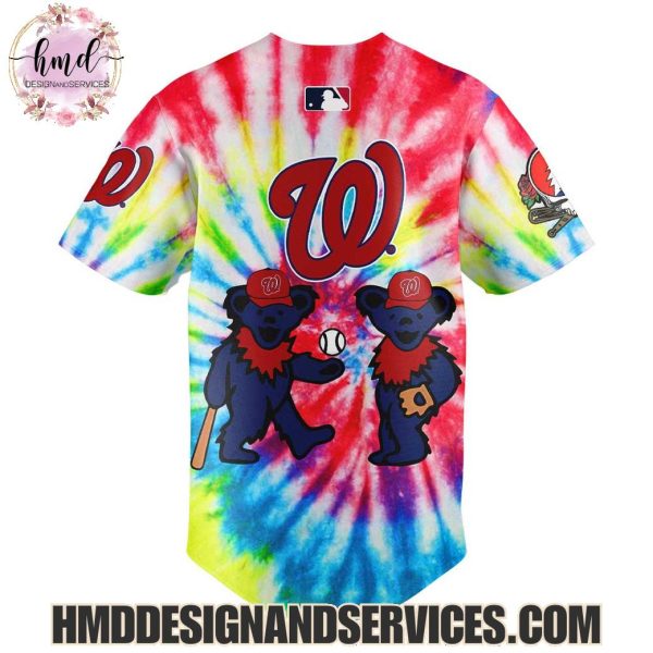 Washington Nationals x Grateful Dead 2025 Special Edition Hoodie