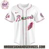 Atlanta Braves x Grateful Dead 2025 Custom Name Baseball Jersey