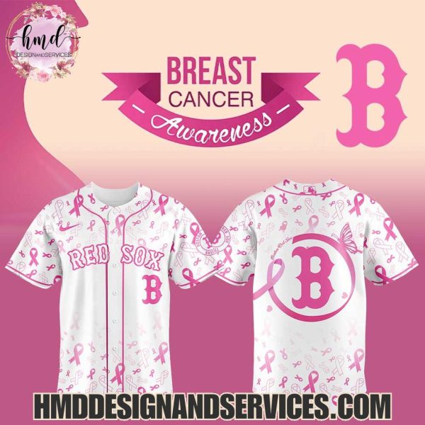 Boston Red Sox Breast Cancer Awareness 2025 Limited Edition Baseball Jersey