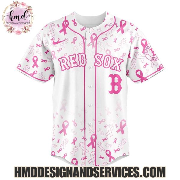 Boston Red Sox Breast Cancer Awareness 2025 Limited Edition Baseball Jersey