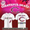 Cincinnati Reds x Grateful Dead 2025 Custom Name Baseball Jersey