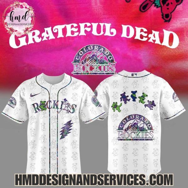 Colorado Rockies x Grateful Dead 2025 Special Edition Baseball Jersey