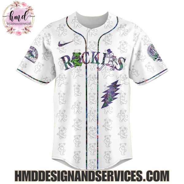 Colorado Rockies x Grateful Dead 2025 Special Edition Baseball Jersey