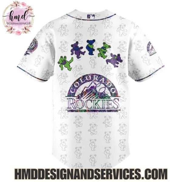 Colorado Rockies x Grateful Dead 2025 Special Edition Baseball Jersey