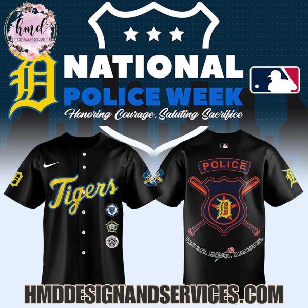 Detroit Tigers National Police Week Honoring Courage, Saluting Sacrifice Limited Edition Baseball Jersey