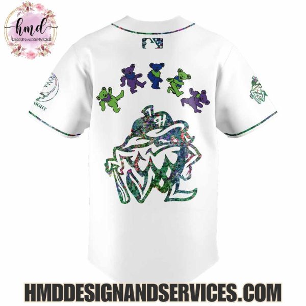 Hillsboro Hops x Grateful Dead 2025 Special Edition Baseball Jersey